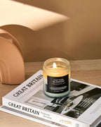 M&SENSE Clean Cotton Scented Candle - 7.05oz Natural Soy Wax Clean Cotton Blossom Scent Non Toxic Candle, 50-Hour Slow Burning 2-Wick Aromatherapy Home Fragrance Gifts for Home Decor