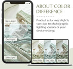 jinchan Boho 100% Cotton Muslin Twin Size 50x60 Inches Blanket Lightweight 4-Layer Quilted Soft Green and Beige Floral Throw Blanket Reversible Comfy Flower Breathable All Seasons Couch Bedroom Decor