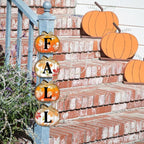 Fall Decorations for Home, Fall Pumpkin Door Sign for Front Door Decor, Autumn Maple Leaf Pumpkin Decorations Wooden Hanging Signs for Home Wall Porch Outdoor Party