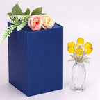 Glass Rose Flowers, Crystal Glass Figurines Rose Decorations for Home Gifts for Mom Wife Grandma, Crystal Flowers Collectible Ornament Mother's Day Thanksgiving Anniversary Birthday Gifts(Yellow Rose)