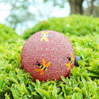 VCUTEKA Gazing Ball, 8" Glass Gazing Balls Sphere for Garden Lawn Outdoor Ornament Yard Decorative, Bee