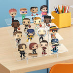 Acrylic Display Riser Stand Shelf Clear 4 Tier Cupcake Stand Perfume Display Holder Figures Desktop Decoration Organizer Showcase Toys Retail Display Rack Candy Dessert Buffet 4 Steps Collection (3 PACKS)