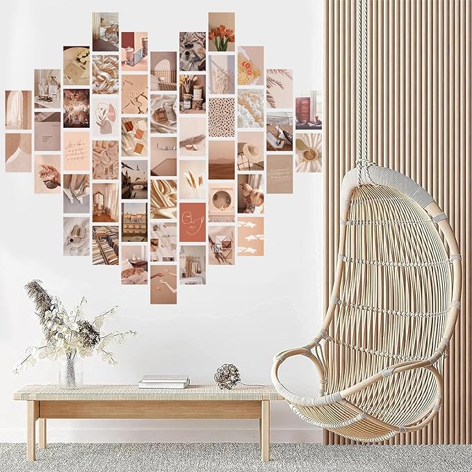 NGETC 50PCS Collage Kit Double-Sided Printed Botanical Illustration Tarot Aesthetic Pictures Retro Art Hippie Room Wall Decor Boho Postcards Pack Nature Posters for Adults Teen Girls Room Decor Collection (lives)