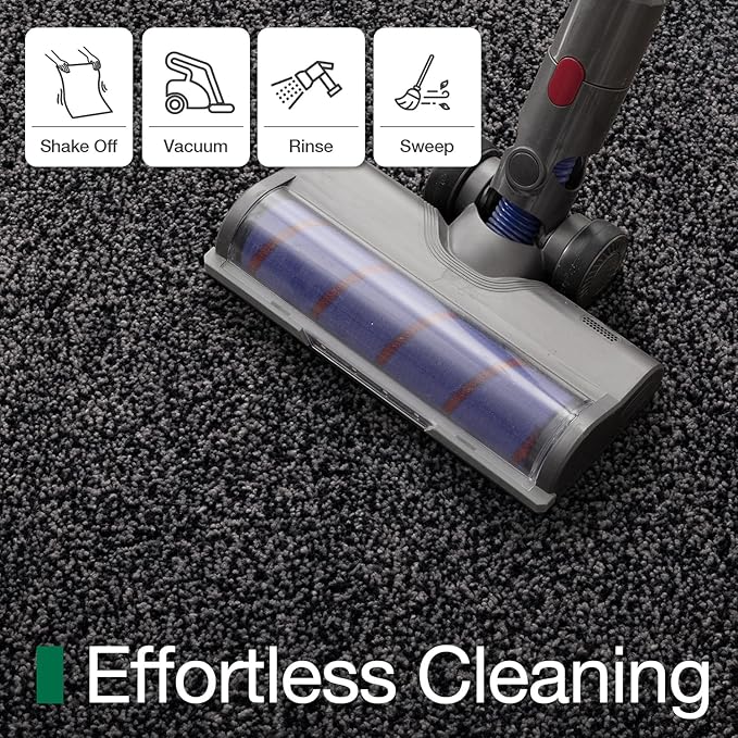 LUMI Front Door Mat 24x36, Super Absorbent Washable Doormat, Non Slip Dirt Trapper Inside Floor Mats for Entrance, Entryway, Patio,Black Mixed Gray