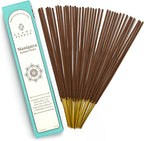 Manipura Incense Sticks, Organic Hand Dipped Incense, Natural Herbs & Aromatic Ingredients, Contain 40 Sticks, Burn Time 45 to 60 Minutes, Spiritual Gifts, Tranquil Aura Incense by Karma Pledge