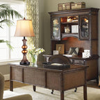 Set of 2 Touch Control Traditional Table Lamp, 27" H Bedside Lamps with 2 USB Charging Ports, 3-Way Dimmable Bronze Finish Large Nightstand Lamps with Bell Faux Silk Shade for Living Room, Bedroom