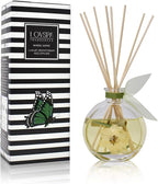 LOVSPA Reed Diffuser Set, Bamboo Jasmine Scented Oil Diffuser with Sticks, Home Fragrance Accessories for Bathroom Shelf Decor, Aroma Diffusers for Home or Office Desk, USA Made