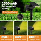 WELALO Solar Spot Lights Outdoor, [10 Pack/3 Modes] Solar Landscape Spotlights, Adjustable Solar Powered Security Lights, IP65 Waterproof Wall Lights for Walkway, Yard, Garden, Driveway (Warm White)