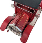 YCHTEWY-Iron Classic Red Vintage car Model Collectible Vehicle Decoration, Metal Truck Christmas Decor ，Unique Blend of Vintage, Rustic, Farmhouse Truck Decor for Table Top Decor. (C)…