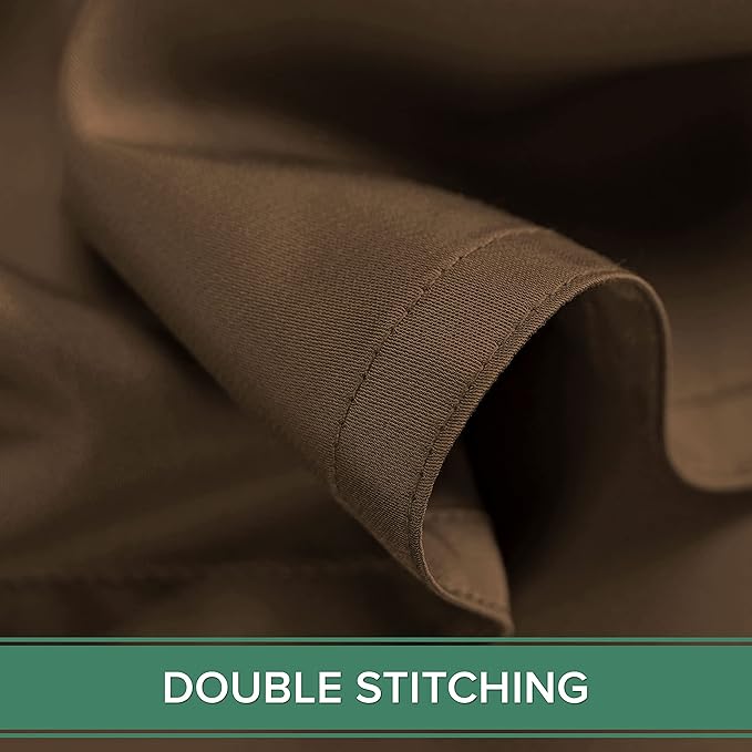 California King Sheets by Pure Bamboo, Genuine 100% Organic Viscose Derived from Bamboo Bed Sheet Set, Soft & Cooling, Double Stitching, Lifetime Quality Promise (California King, Coconut Husk)