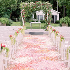 1500Pcs Real Pink Hydrangea Flower Petals for - 1.06 oz Natural Dried Pink Petals for Romantic Night, Her Set, Proposal Decor