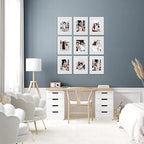 Sheffield Home 9 Piece Gallery Wall Frame Set, 11x14 Inch, White