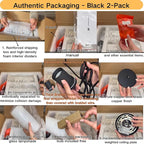 Modern Black Pendant Lights Kitchen Island Glass Pendant Light, 9.5'' Farmhouse Clear Glass Cylinder Pendant Light,Copper Kitchen Pendant Lighting Over Island Sink, E26 Bulb Included