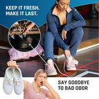 SmellWell - Scented Shoe Deodorizer Inserts - Odor Eliminators - Activated Bamboo Charcoal + Minerals - Natural Freshenes for shoes, bags, gloves - 2 x 1.8oz Original Size Camo Green