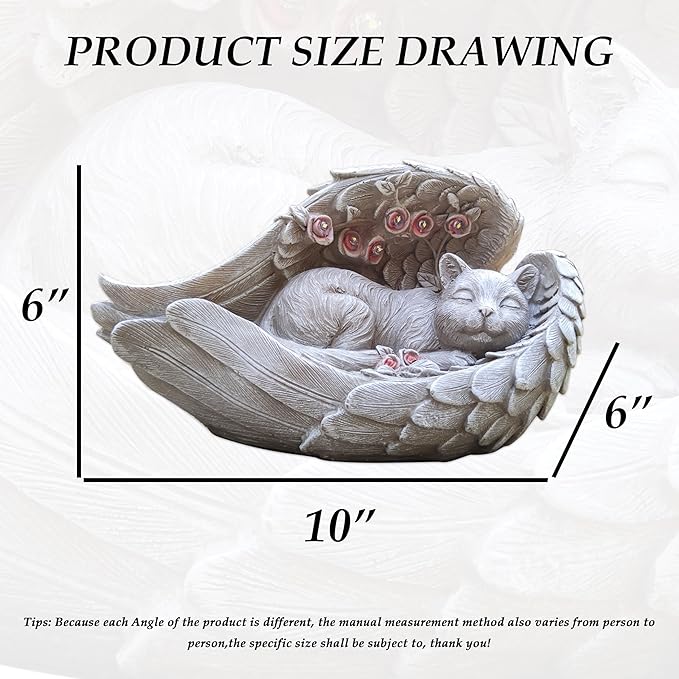 Solar Cat Garden Statues Outdoor Décor-Cat Figurines Solar LED Light Lawn Ornaments - Yard Decorations for Patio, Balcony, Backyard -Unique Birthday House Warming Gifts for Mom