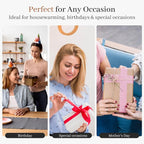 Duša Santal Reed Diffuser & Sticks - 5 Fl Oz Essential Home Fragrance Decor for Bathroom, Office & Living Spaces – Stylish & Long-Lasting Room Air Freshener -Ideal for Housewarming & Special Occasions