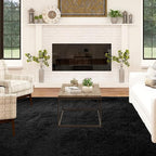 Shaggy Area Rug 10x14 for Living Room: Modern Indoor Shag Fuzzy Floor Carpet