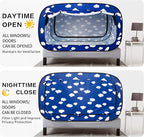 Bed Tent Twin Bed Canopy Tents Portable Dream Tent for Adult Indoor Sleeping Tents with 2 Doors Breathable Private Space Tents, Cloud