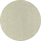 Keen Home Design Terrace Outdoor Round Rug - 5ft Round Washable Indoor/Outdoor Rug for Patio, Kitchen, Balcony, Beach, Garden, Deck and Porch, Size: 5'3" Round