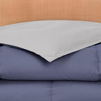 Modern Threads Down Alternative Reversible Comforter Deep Blue/Silver King