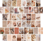 NGETC 50PCS Collage Kit Double-Sided Printed Botanical Illustration Tarot Aesthetic Pictures Retro Art Hippie Room Wall Decor Boho Postcards Pack Nature Posters for Adults Teen Girls Room Decor Collection (lives)