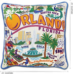 Catstudio Orlando Embroidered Decorative Throw Pillow