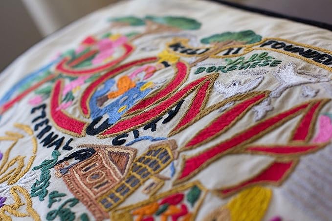 Catstudio Roma Embroidered Decorative Throw Pillow