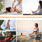 Satya Champa Incense Sticks, Satya Bng Insenses 15gmx12 Pack with Raajsee Incense Holder Bundle, Satya Nagchampa Natural Incense