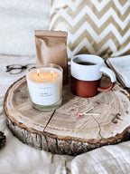 Calyan Wax Co. 2 Wick Candle, Home + Holiday Scented Candle, 37 Hour Burn Time, Aromatherapy Soy Candles, Non Toxic & Vegan Soy Wax, Glass Tumbler Scented Candles, 8.8oz