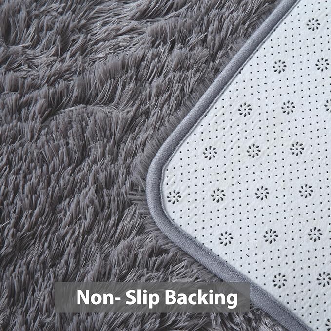 Shaggy Area Rug 10x14 for Living Room - Modern Indoor Shag Fuzzy Floor Carpet