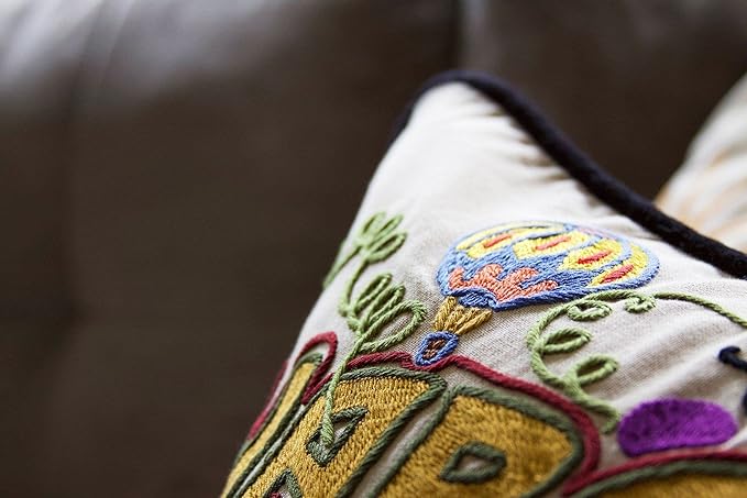 Catstudio Napa Valley Embroidered Decorative Throw Pillow