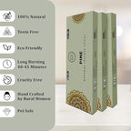 Raajsee Pine Incense Sticks 100 Gm Pack-100% Pure Organic Natural Hand Rolled Free from Chemicals-for Church,Aroma Therapy,Relaxation,Meditation & Sensual Therapy