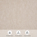 Furniliving 55” End of Bed Bench, Bedroom Bench with Button-Tufted, Large Upholstered Storage Ottoman Entryway Bench with Storage Shoe Cabinet Bench, for Bedroom, Linen, Camel