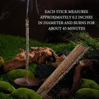 Incense Sticks – 28 Natural Sticks with 7 Scents: Palo Santo, White Sage, Lavender, Rose, Sandalwood, Agarwood & Osmanthus – for Meditation, Spiritual Use & Stress Relief Gifts