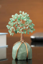 Green Aventurine Crystal Tree with Green Aventurine Stone Base Tree of Life Decor for Bedroom, Birthday Gifts for Women, Sister Gift, Birthday Gifts for Mom, Cute Home Decor Housewarming Present