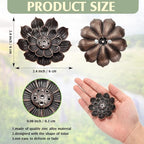 Sumind 30 Pieces Incense Holder Lotus Sticks Incense Burner Cone Burner Ash Catcher for Home Fragrance Decor Yoga SPA Bedroom(Retro)