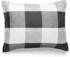 Amazon Basics Lightweight Microfiber Comforter Sets, 2-Pieces, Black/White,Checkerboard,Twin/Twin XL