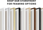 HAUS AND HUES White Square Frames Set of 9-20x20