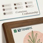 5x7 Picture Frame 3 Pack - Brown Woodgrain, Wood Photo Frame, HD Tempered Glass, Table Display or Wall Hanging