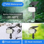 WELALO Solar Spot Lights Outdoor, 6 Pack/3 Modes Solar Landscape Spotlights, Adjustable Solar Powered Security Lights, IP65 Waterproof Wall Lights Solar Lights Outdoor for Walkway/Yard/Garden/Driveway