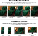 NEWCOSPLAY Faux Fur Twin Blanket Dark Green 3D Ribbed Plush Thick Warm Blanket for Couch Sofa Bed 850GSM (Dark Green Ribbed, Twin(60"x80"))