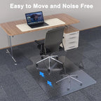 Heavy Duty Chair Mat for Carpet,36"x48",2.2mm,Office Floor Mat for Carpeted Floors,Under Desk Mat for Low Pile Carpet,Mat for Office Chair on Carpet