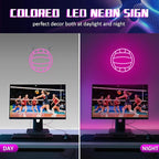 Volleyball Neon Signs for Wall Decor, Sports Neon Lights for Bedroom Living Room Game Room Club, 5V USB Power with Hanging Chain Hooks