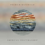 Maples Rugs Marion Bohemian Braided Design Print Area Rug – Made in USA – Low Pile, Non Slip Pet-Friendly Mat for Bedroom, Office, Living & Dining Room, 5' x 7', Multi-Color