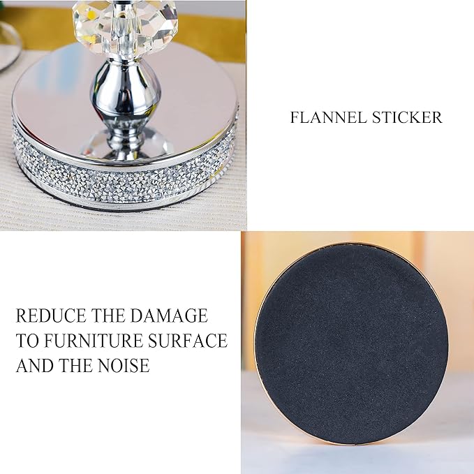 Candle Holder, Pillar Candle Holders, Crystal Candlesticks Holder for Wedding, Parties, Events, Chirstmas,Home Decor, Table Centerpieces CH048LD