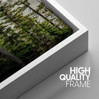 SIGNWIN 3 Piece Framed Canvas Wall Art Foggy Mountains Canvas Prints Home Artwork Decoration for Living Room,Bedroom - 24"x36"x3 White