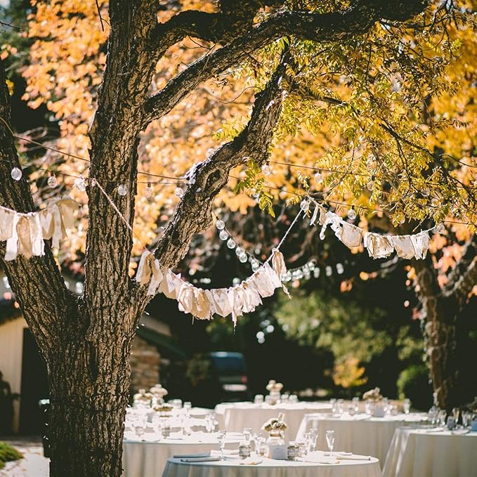 Brightown LED String Lights Outdoor 25Feet G40 Patio Lights with 25 Shatterproof Bulbs, Waterproof Globe Hanging Lights for Backyard Porch Bistro Balcony Decor, E12 Socket