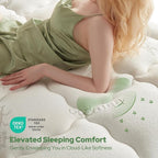 BEDLORE Full Size Mattress Topper Viscose Derived from Bamboo, Thick Pillow Top Mattress Pad with Stretchable Pockets for 6-15 inches Mattress, Breathable Mattress Topper for Back Pain Relief