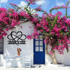 Metal Signs Customized, Infinity Heart Wall Decor, Custom Couple's Name Sign, Personalized Wedding Sign for Couples 2025, Unique Infinity Heart Metal Art, Valentines Day Gift, Home Decor Gift