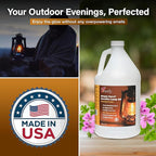 Firefly Kosher Citronella Paraffin Lamp Oil - Smokeless, Virtually Odorless, Long-Lasting- 1 Gallon